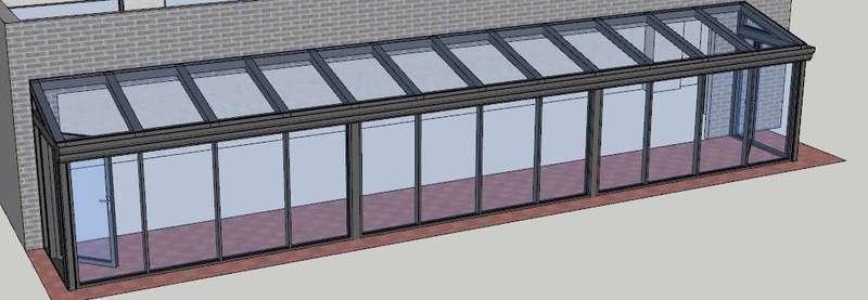 Lasihuone esimerkki 2